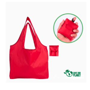 Bolsa de compras plegable en tela RPET