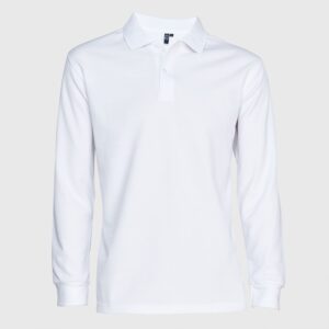 Polera Wafle 60/40 Corporativa Manga larga caballero