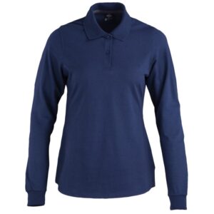 Polera con cuello DryFresh® 60% Algodón Manga Larga Dama